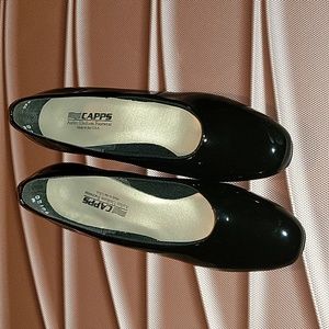 Capps Black Military Dress Pumps Size 8